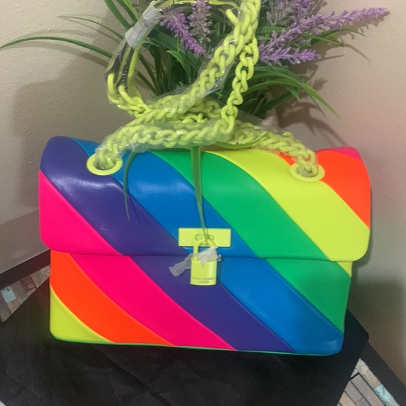 Kurt Geiger London Large Brixton Lock Leather Convertible Bag - Picture 5 of 16